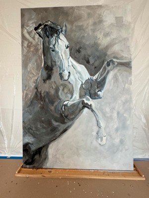 Grey Horse Composition