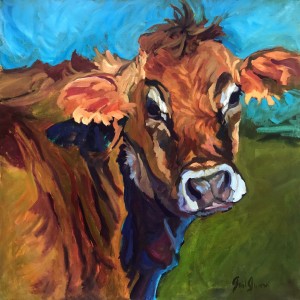 Flossie's Portrait, I, is a painting by Gail Dee Guirreri Maslyk.
