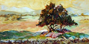 Rectortown Landscape, II, is a painting by Gail Dee Guirreri Maslyk.
