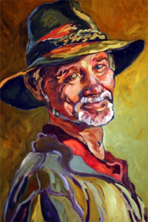 Dr. William B. Ley, a portrait, is a painting by Gail Dee Guirreri Maslyk.