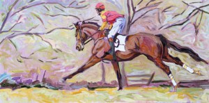 Piedmont Fox Hounds Hunter Pace, I, is a painting by Gail Dee Guirreri Maslyk.
