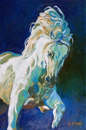 Andalusian Study, I, is a painting by Gail Dee Guirreri Maslyk.