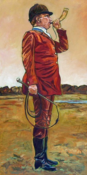 Billy BC Douglas from Tow Rivers Hunt Tampa FL, is a painting by Gail Guirreri-Maslyk