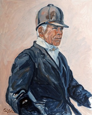 Oil on canvas portrait of Charlie Matheson, OCH