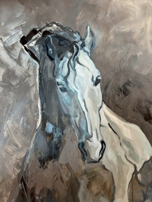 Grey Horse Composition