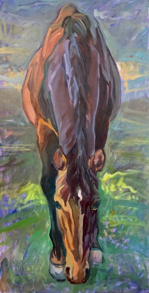 Setting Sun on Marvelous Marvin is an oil painting by Gail Guirreri.