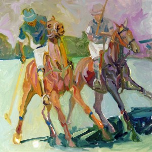 Summer Polo Study by Gail Guirreri-Maslyk